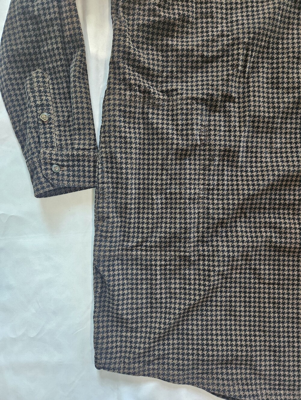 Toad & Co Womens L Cruiser Cord Popover Dress Brown Corduroy Long Sleeve Pockets - Picture 2 of 16
